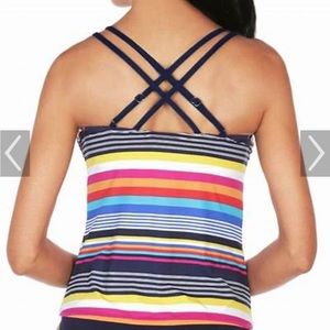NAUTICA colorful tankini L